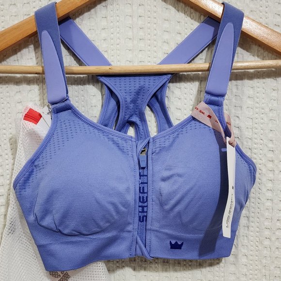 SHEFIT Other - SHEFIT Low Impact Adjustable Straps Periwinkle Blue Sports Bra Size Medium